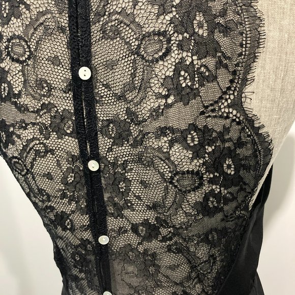 TWIK  l Black Dress with Lace Back l Size Medium - Picture 6 of 9